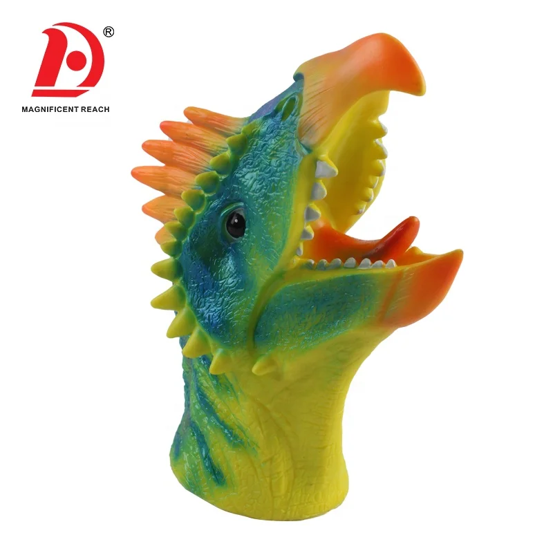 Детская игрушка-динозавр HUADA, модель головы животного, Реалистичная пластиковая игрушка-марионетка