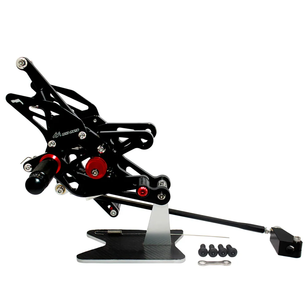 Compatible with Yamaha YZF R1 2007-2008 CNC Aluminum 6061 Shift Standard Adjustable Rearsets Footpegs