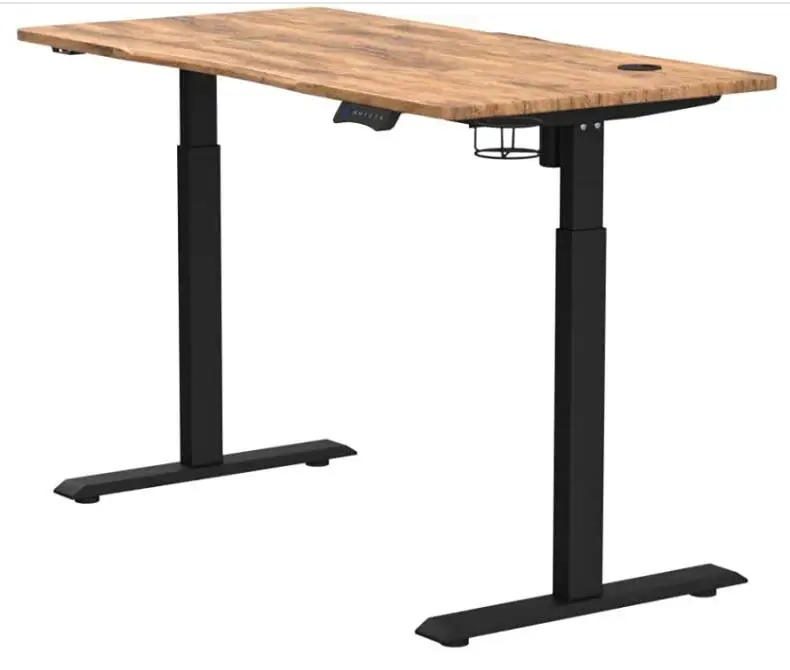 
Настольный компьютерный стол с регулируемой высотой и логотипом на заказ, стальная рама для использования в офисе 