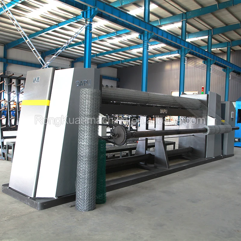 High safety protective fence gabion box manufacture hexagonal wire mesh machine