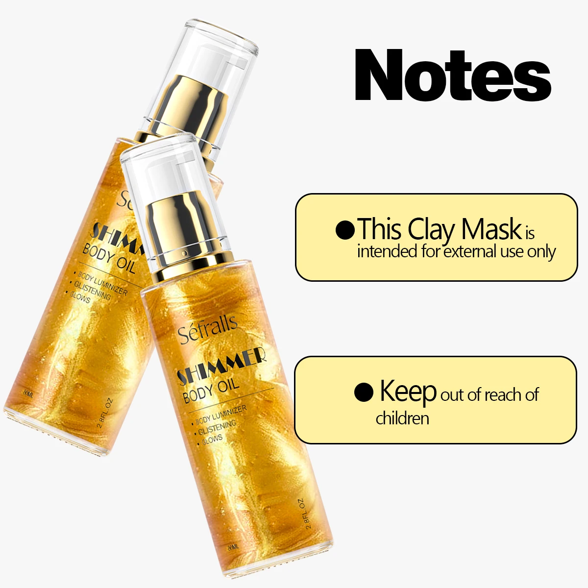 body oil shimmering body shine oil body shimmer brand Custom