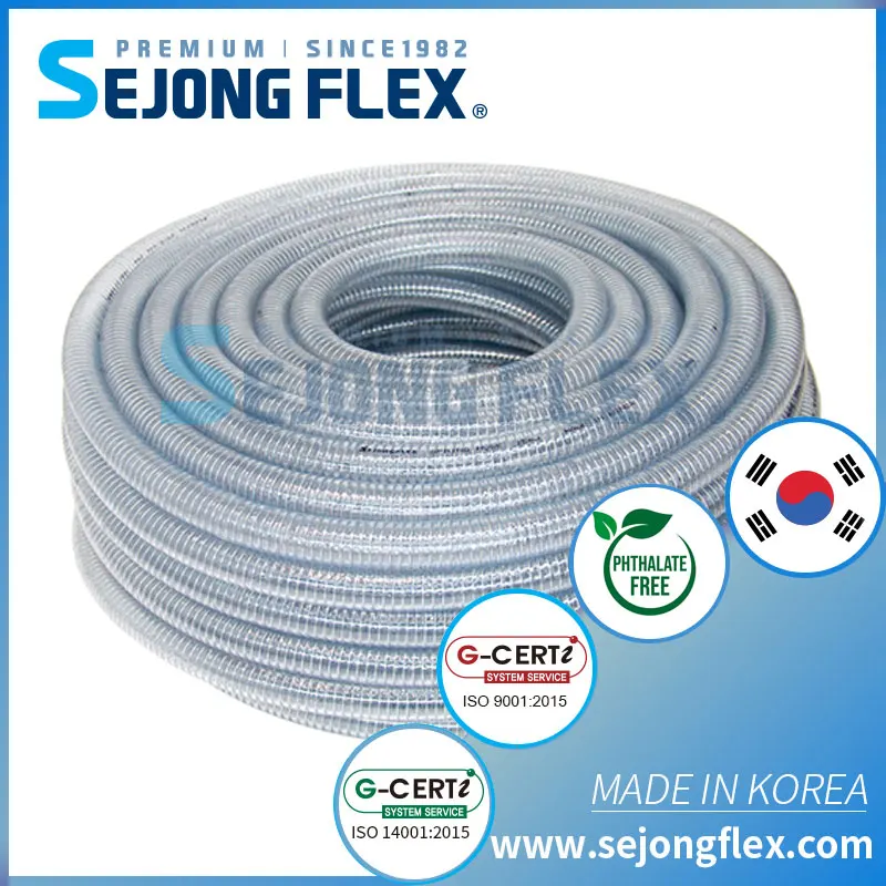 High pressure Spray Hose South Korea Brand Excellent Quality Plumbing Hoses Durable Spray Garden Hose