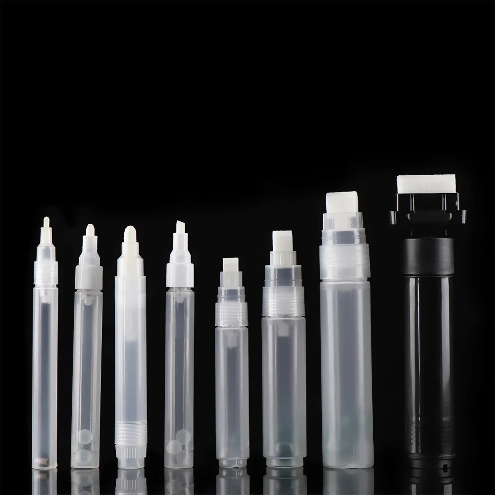 Wholesale Empty Graffiti Marker 3mm 5mm 6.5mm 8mm 10mm 15mm 30mm Empty Marker Pens