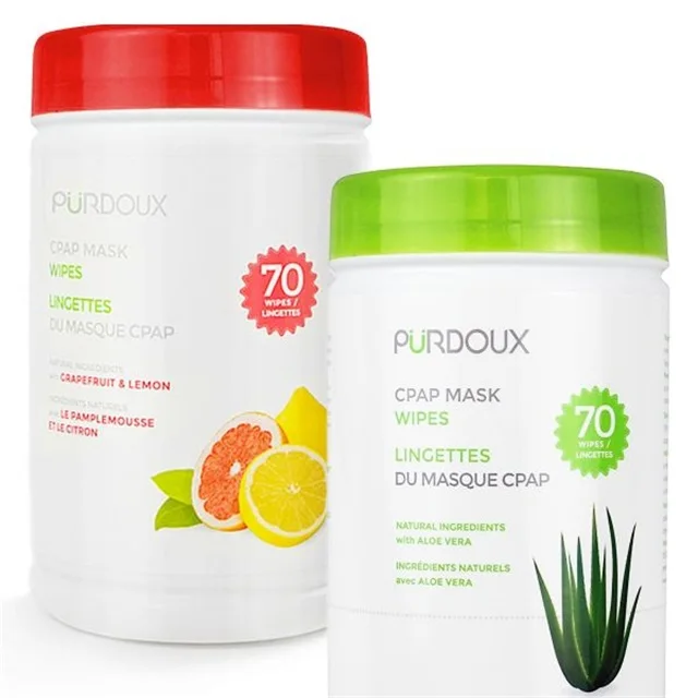 Unscented barrel cpap wet wipes oxygen cpap mask cleaning wipes