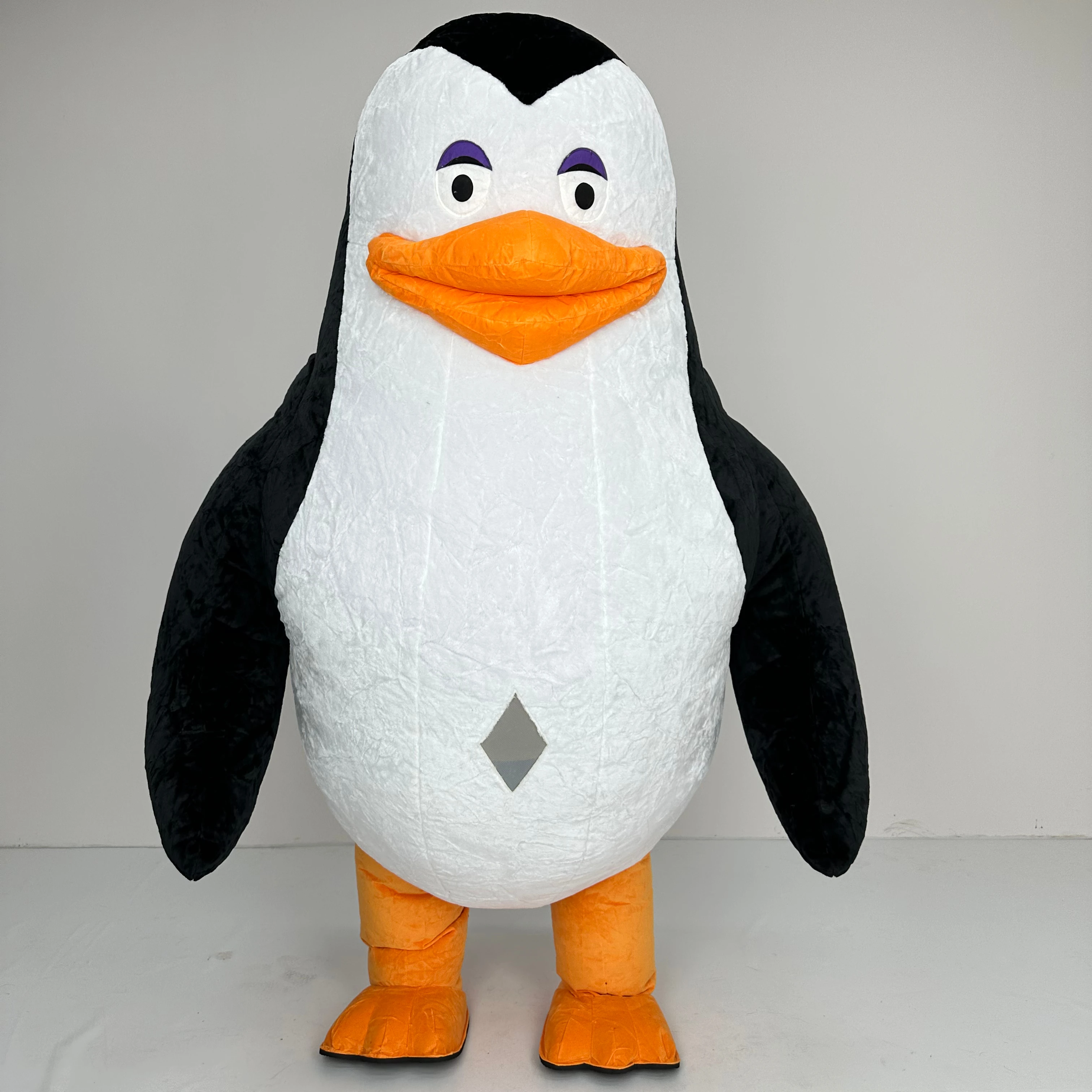 factory price customized anime walking plush inflatable penguin costume for girl and boy rental