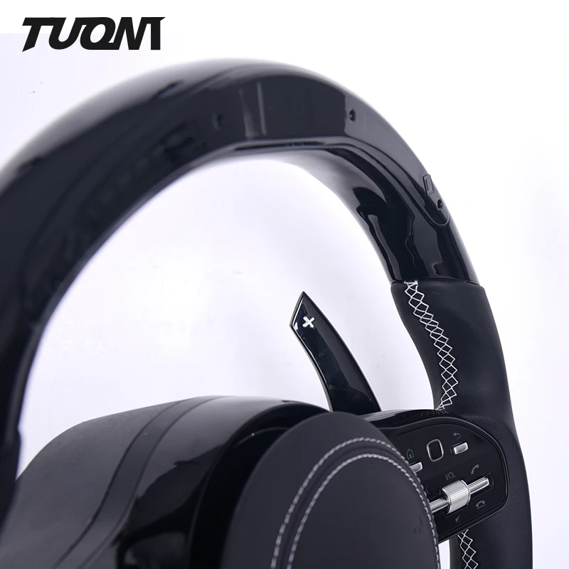 High Performance 100% Real Carbon Fiber Steering Wheel Fit For Mercedes Benz A45 W205 W166 W716 W204 GLC GLE