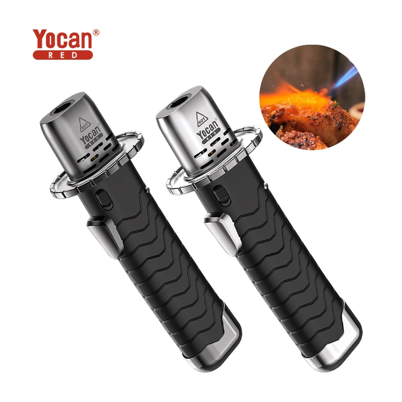 High Quality Cigar Torch Lighter Encendedores Butane Gas Powerful Windproof Lighters Jet Flame Torch Lighters for Kitchen
