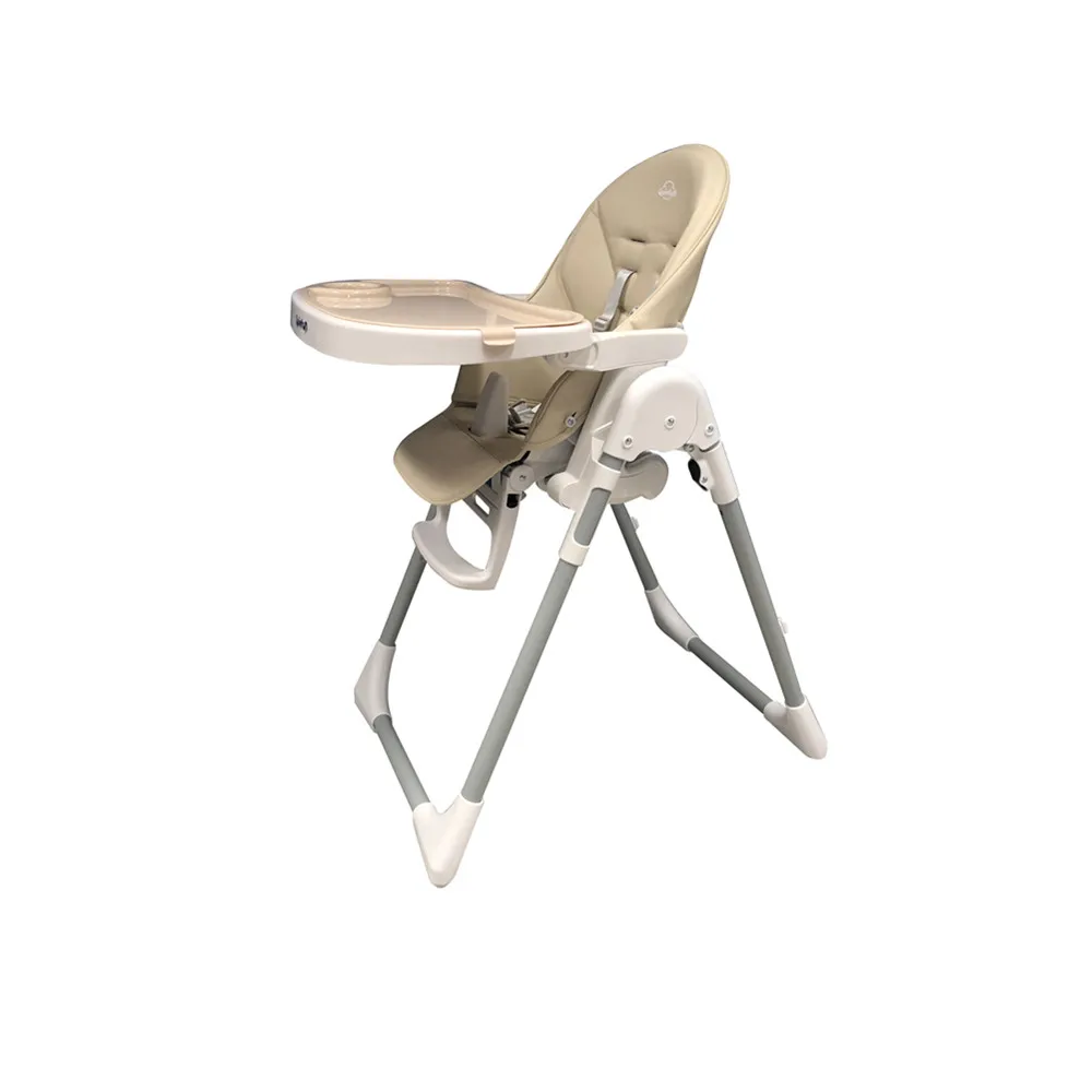 Quality guarantee folding restaurant removable invisible wheel design baby feeding chair