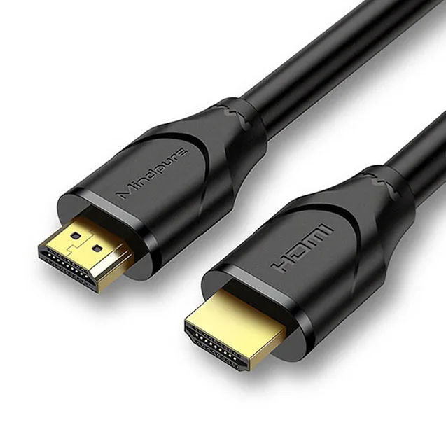Mindpure Wholesale High quality HDMI cable Male to Male video Support 3D 4K 1080P 1M 1.5M 2M 3M 5M 10M 15M etc for hdtv