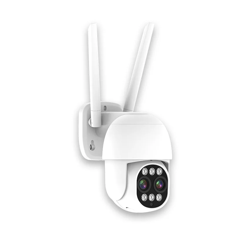 HD 8MP Dual Lens 8X Digital Zoom Outdoor 4K AI humanoid Auto Tracking Zoom Audio iCSee Security WIFI Camera PTZ