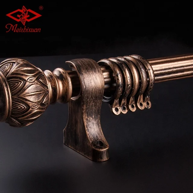 Curtain Rod Set Aluminium Roman Curtain Shade Rail Aluminium Curtain Rail For Classical Home Decoration