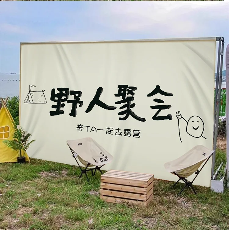 Wholesale Custom Linen Advertising Banners Personalized Flags Sublimation Blank Pennants