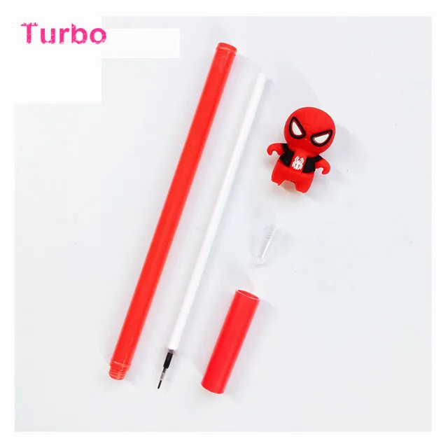 В наличии оптовая продажа офисная многофункциональная ручка с мультипликационным персонажем 2020 Популярные Простые кавайные гелевые ручки с черными чернилами бесплатный образец