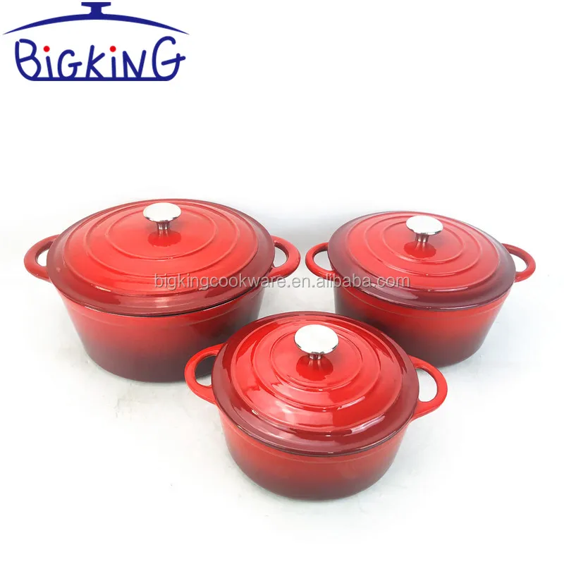 5L cast iron enamel pot rice cooking pot Casserole Dish