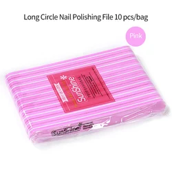 High Quality 2 way Sponge Nail Polish File Buffer shining file OEM Custom logo