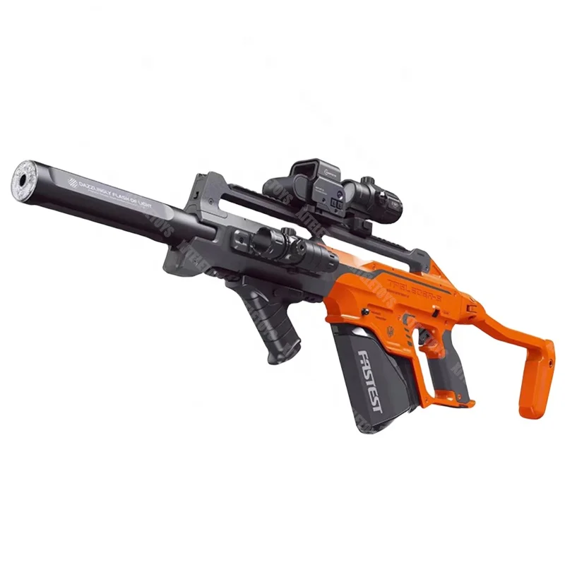 LEHUI Dimensional Disillusionment Series Kriss Vector Electric KIDS TOY GUN GEL Ammos Balls Blaster FLASHING TRACER Outdoor
