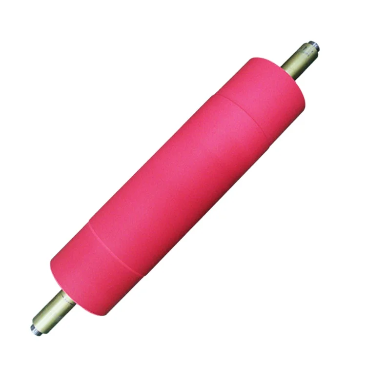 High precision corona rubber roller uv resistant ink silicone rrubber roller