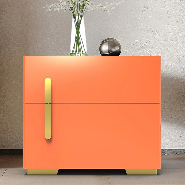 Money Safe Electronic Bedside Table Cupboard Safe Furniture Smart Home Safe Hidden Safe Wireless Charging USB Fingerprint
