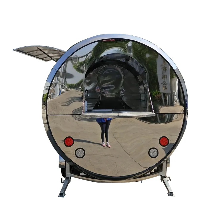 Fast Delivery Mobile Cheap Push gelato ice cream car snacks food cart kiosk catering cheap food trailer freezer