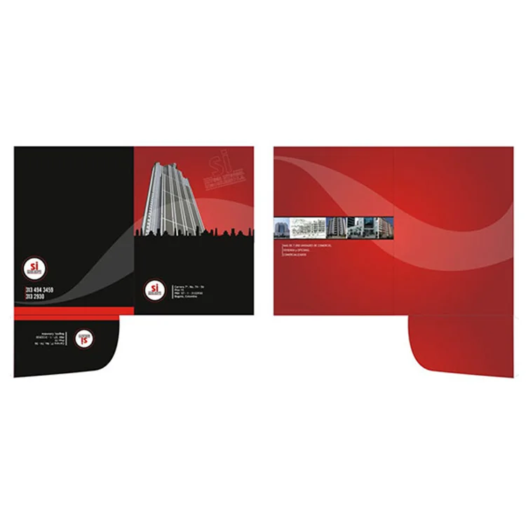 2020, оптовая продажа, папка для презентаций из картона на заказ