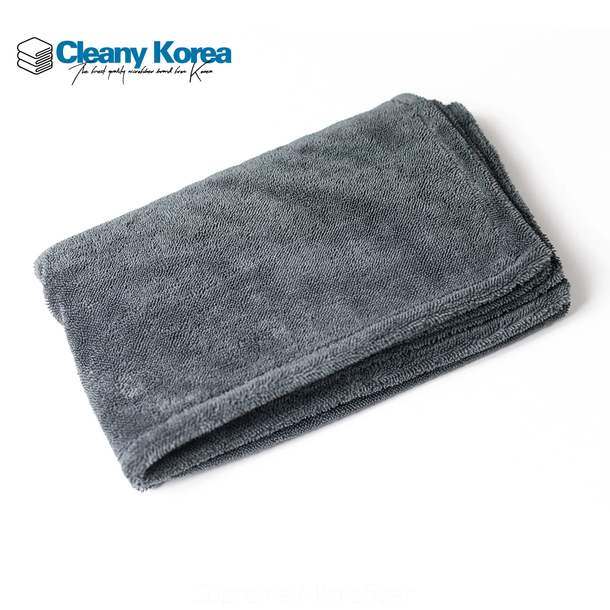 Korean Microfiber Double Sided Twisted Pile Car Drying Towel Wholesale OEM