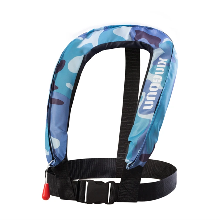 Распродажа, красочный экологически чистый Автоматический надувной спасательный жилет 75N для детей, одобрен CE