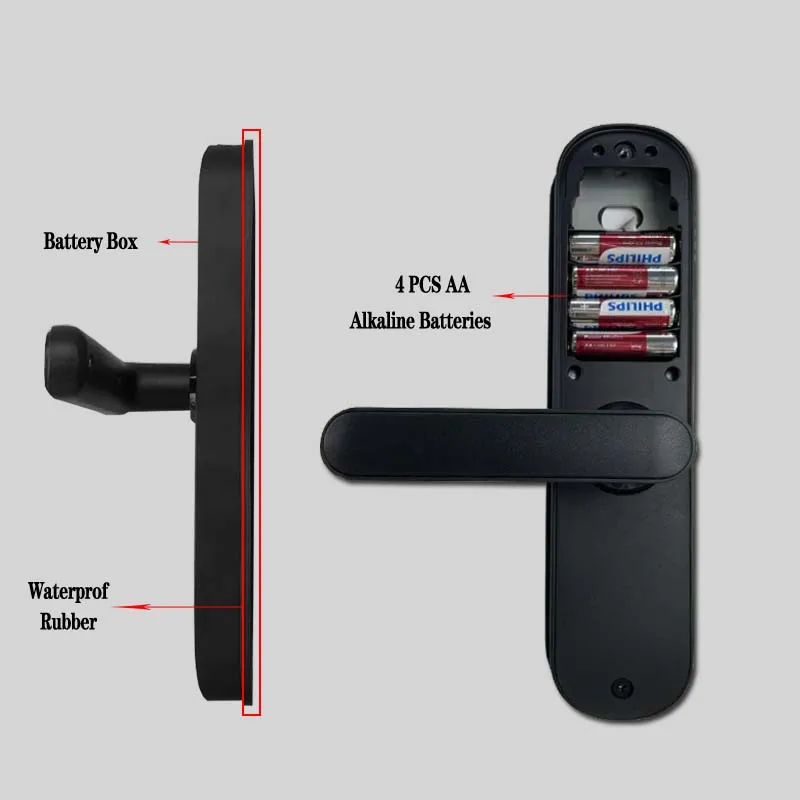 TTLOCK APP Smart Door Lock Wholesale Price Security Rfid Digital Tuya BLE/WIFI Remote Control Fingerprint Smart Lock