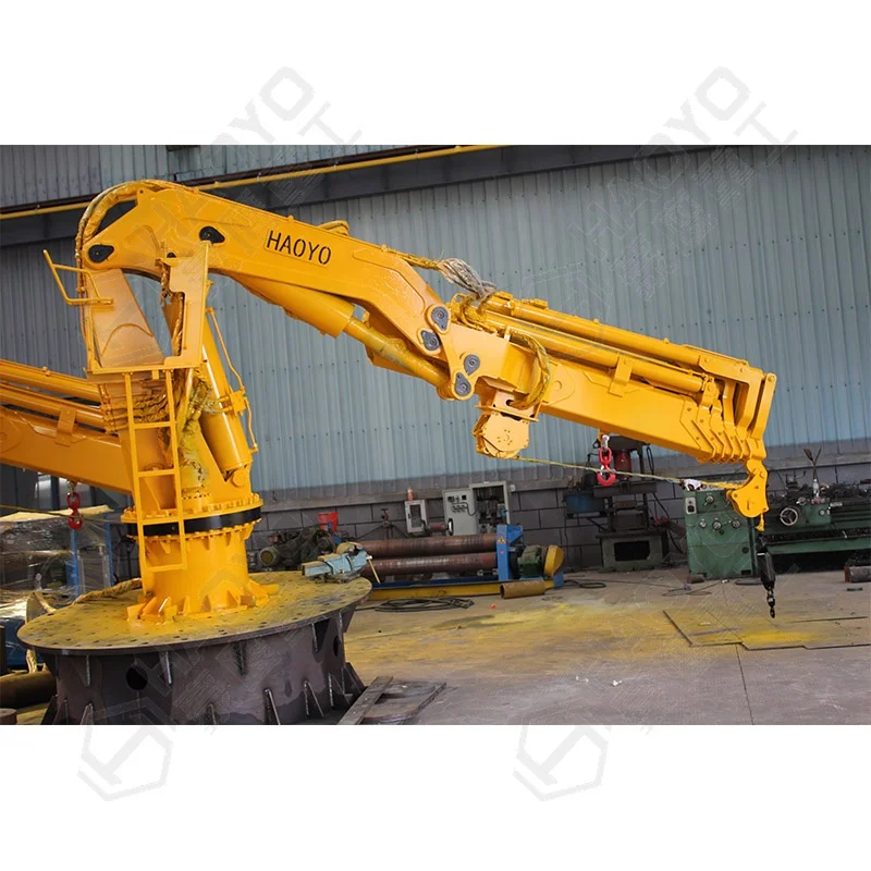 
5 Ton Small Deck Hydraulic Marine knuckle Crane Offshore 