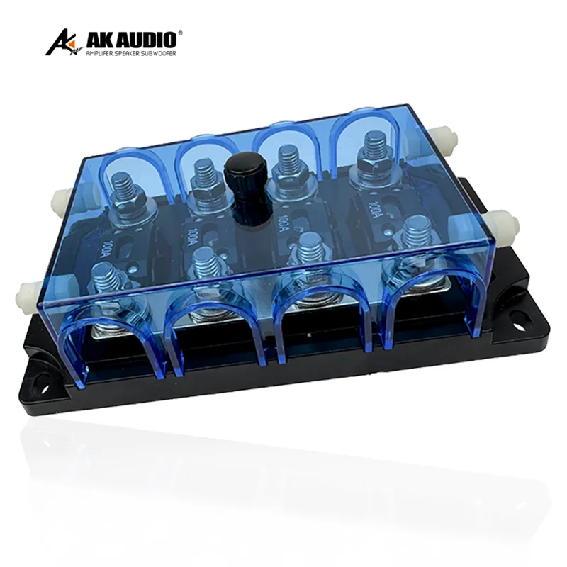 AK-FX71 Anm car plug fuse holder, one-way two-way four-way bolt type car blade, portable car fuse box High quality car fuse