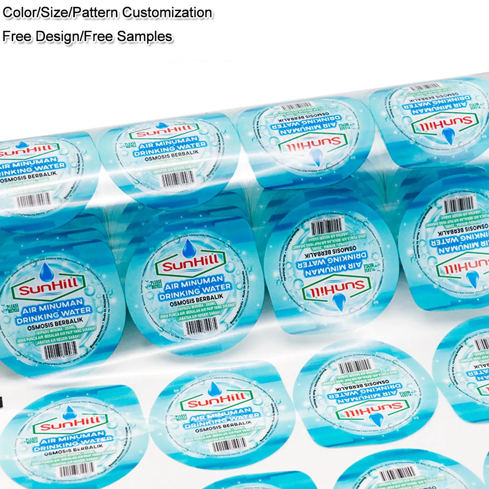 Food Grade Roll Moisture Proof Wholesale Juice Lid Sealing Film For Plastic Cup