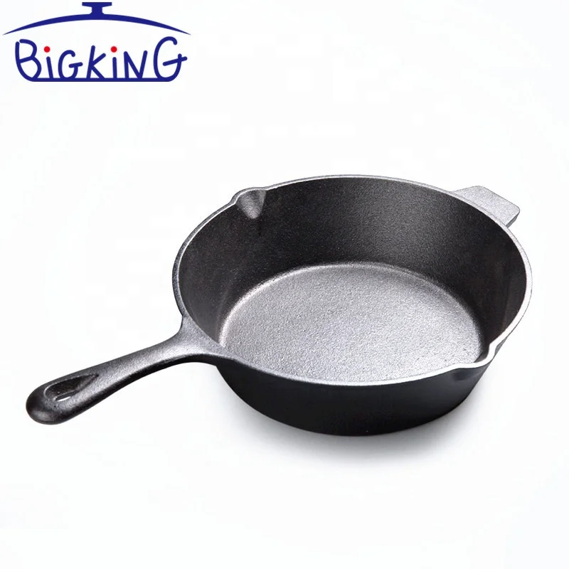 Pre-Seasoned Cast Iron Skillet Frying Pans Oven Safe Cookware for Indoor & Outdoor Use - Grill, StoveTop,  OEM