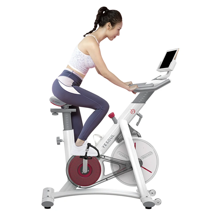 Super Quiet Exercise Bike Stationary Indoor Cycling Bike For Home And Gym Use Fitness Equipment
