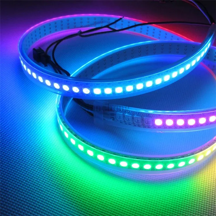 Ws 2811 ws2818 ws2801 ws2812b ws2812 smd 60 Светодиодная одноцветная rgb flexi адресная 72 Пиксельная лента