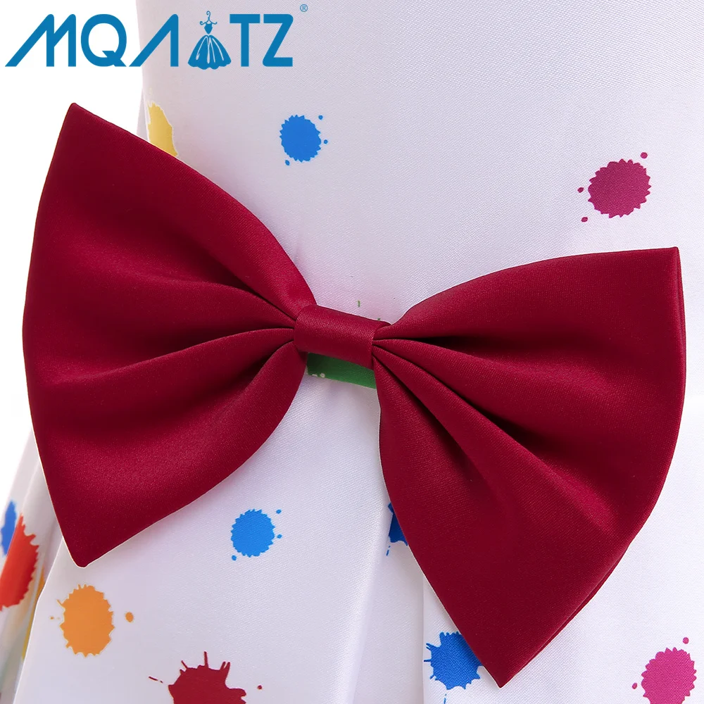 MQATZ New Arrival Kids Birthday Party Floral Dress Long Gown Prom Dresses Wedding Formal ball gown wedding dresses