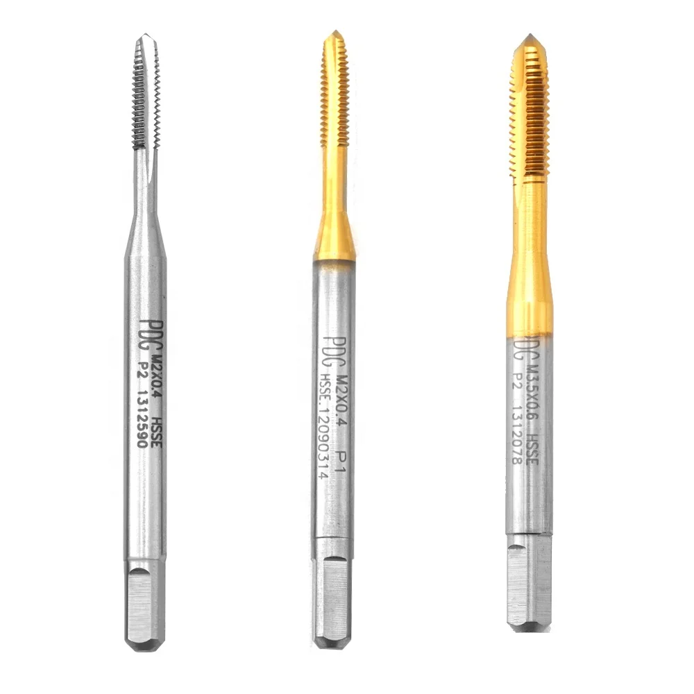 China high-quality micro tap thread hss spiral pointed tap