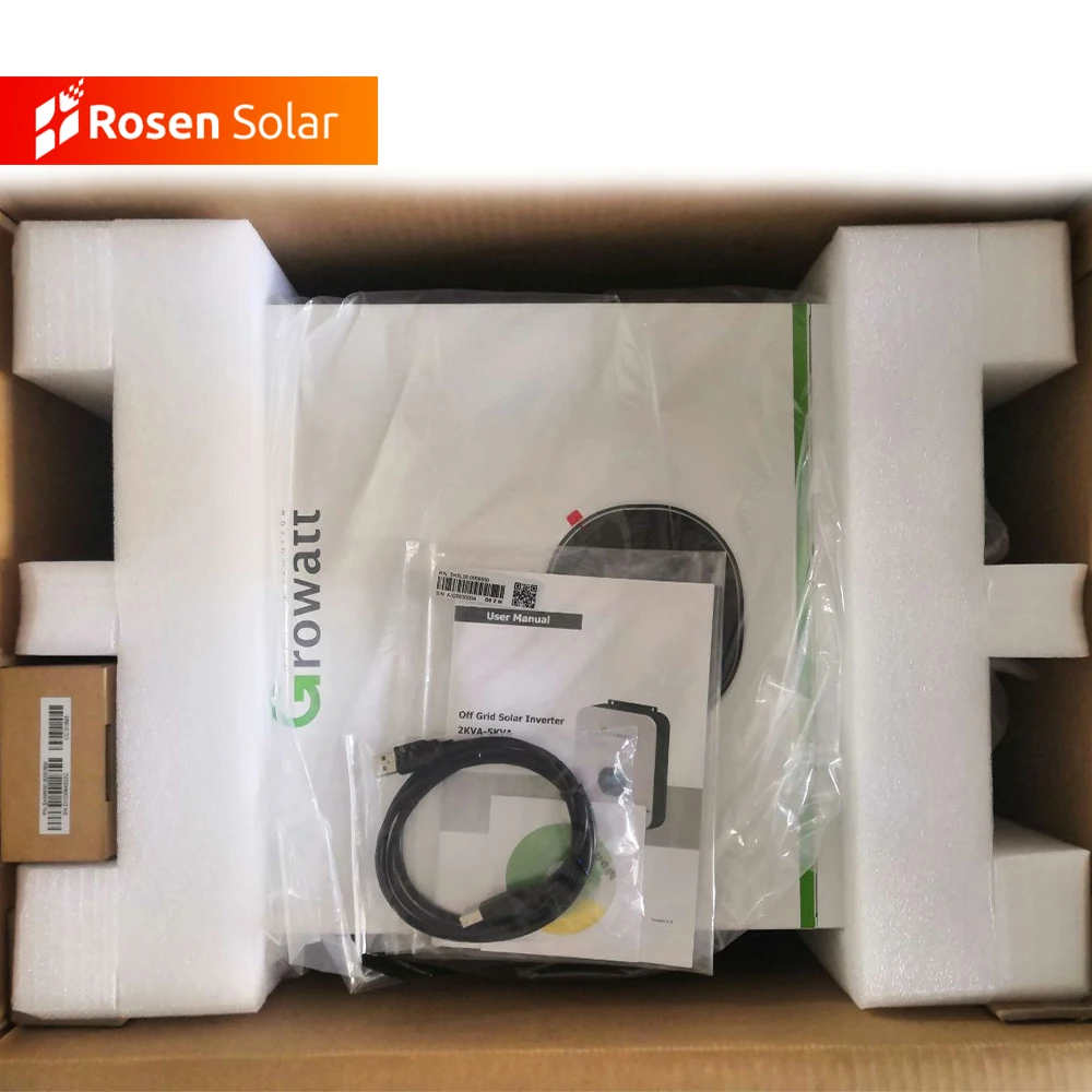 5KW battery Storage Inverter Growatt 5kw hybrid inverter battery backup supplement grid power inverter 5kw