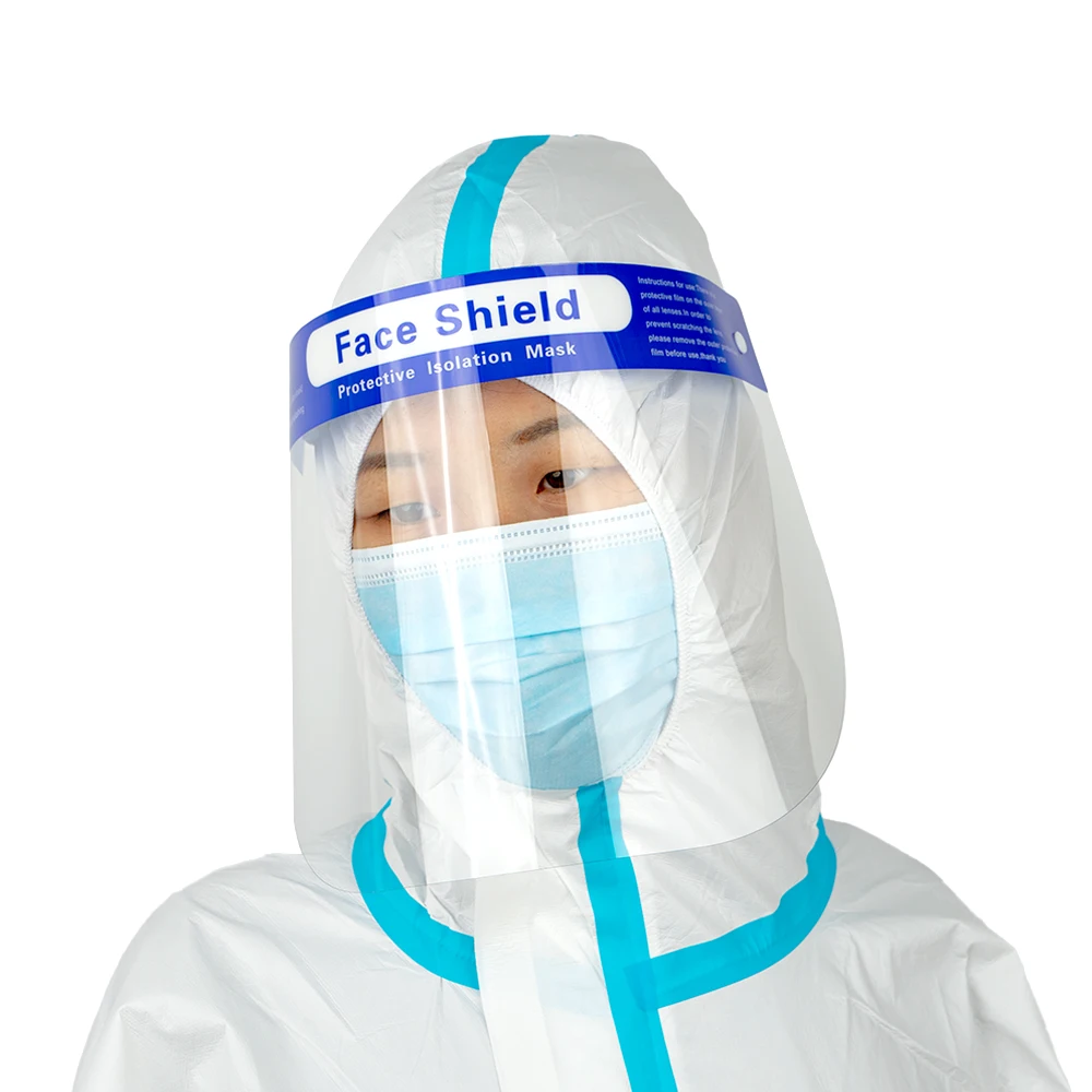 Bubble face shield sponge type for medical use