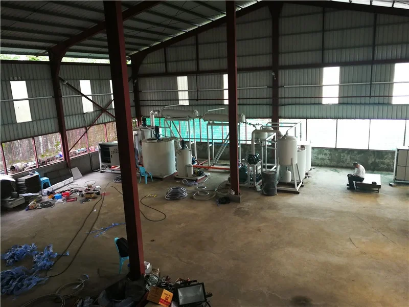 Available For USED Black Oil Like Motor Oil/Engine Oil/Car Oil Regeneration, Output Oil is Base Oil