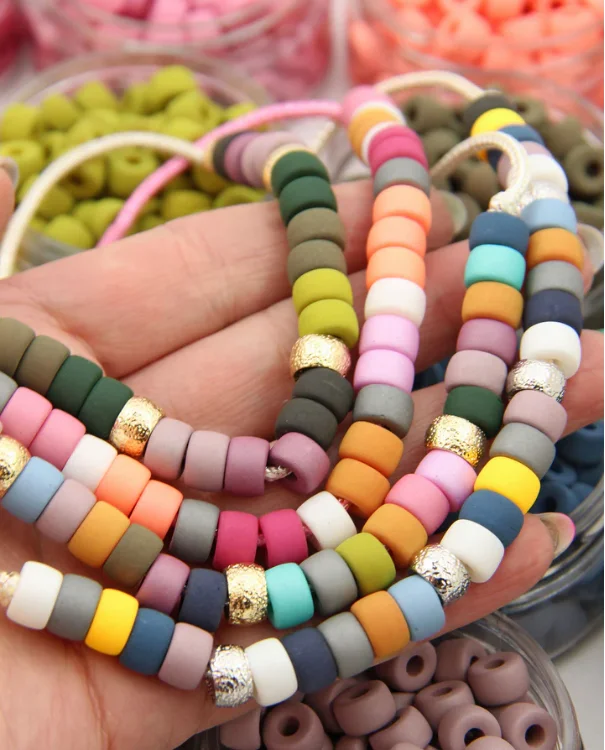 Wholesale Synthetic Loose Pony Braid DIY Hair Decoration Accessories Plastic Acrylic Colorful Kids Hair Beads