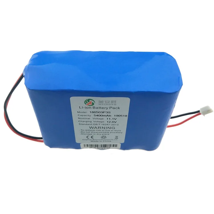 Hot Item Rechargeable 3S3P 11.1V 5400mAh Lithium Battery for LED Lighting Chauvet EZ Par 64
