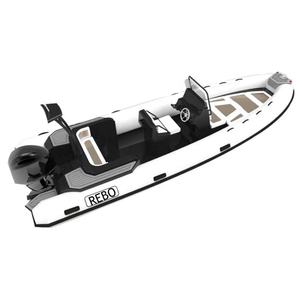 Watercraft OEM 700 23ft Aluminum RIB Double Hull Orca/Hypalon/PVC Inflatable Boats For Fishing