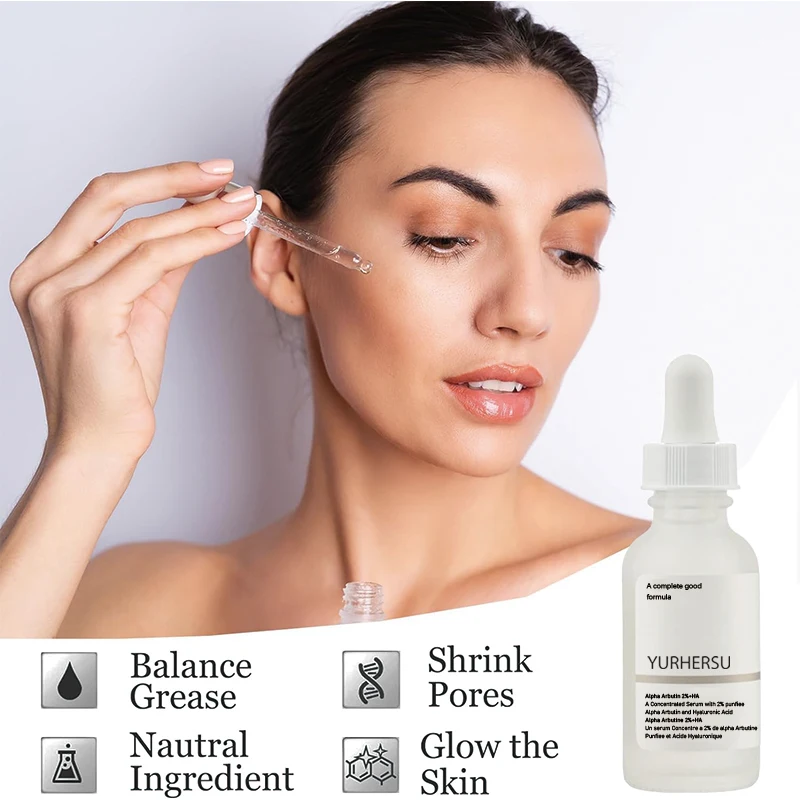 Private Label Organic Facial Serum Firming Moisturizing Zinc Vitamin C Serum Hyaluronic Acid Serum