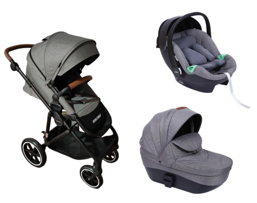 Baby stroller Can sit or lie down  lightweight with foldable High landscape damping bidirectional Newborn baby stroller