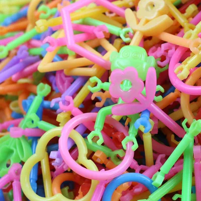 Building Toys 500pcs Educational Creative Construction Engineering STEM Learning Toy Building Blocks Plug Puzzle Bars for Kids