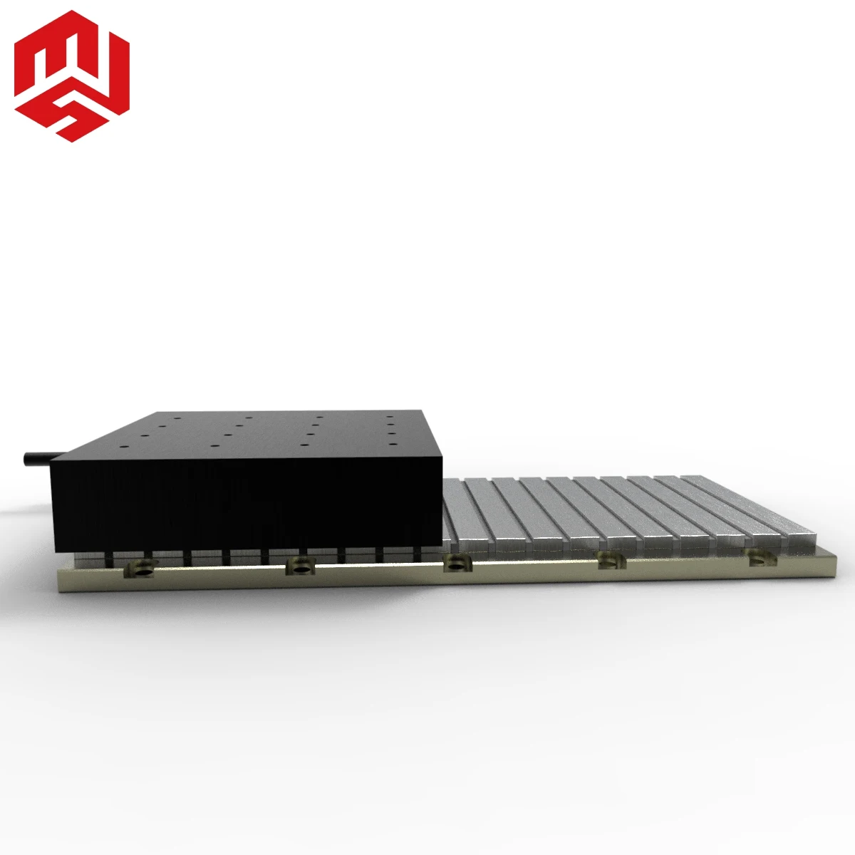 High force output Iron core BLDC linear motor with compact design