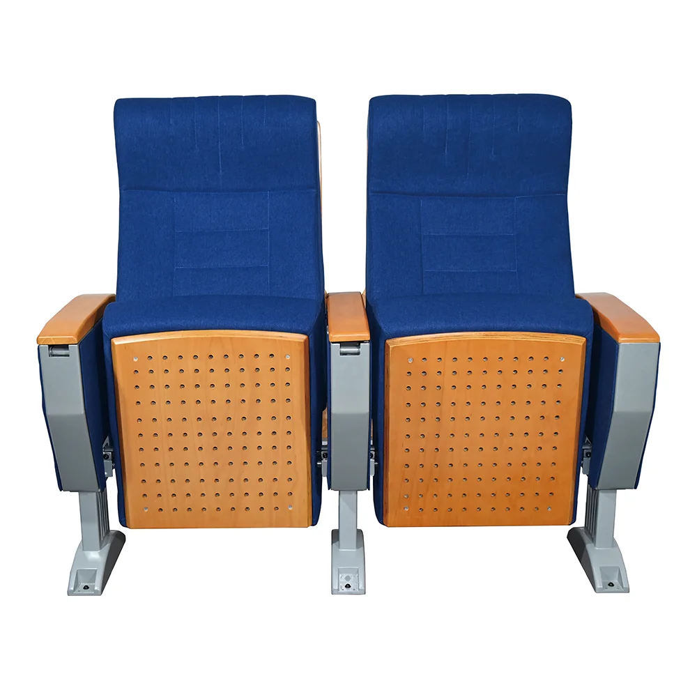 Hot Selling Commercial Folding Auditorium Cinema Church Chair With Plastic Cup Holder for Theater Movie Hall