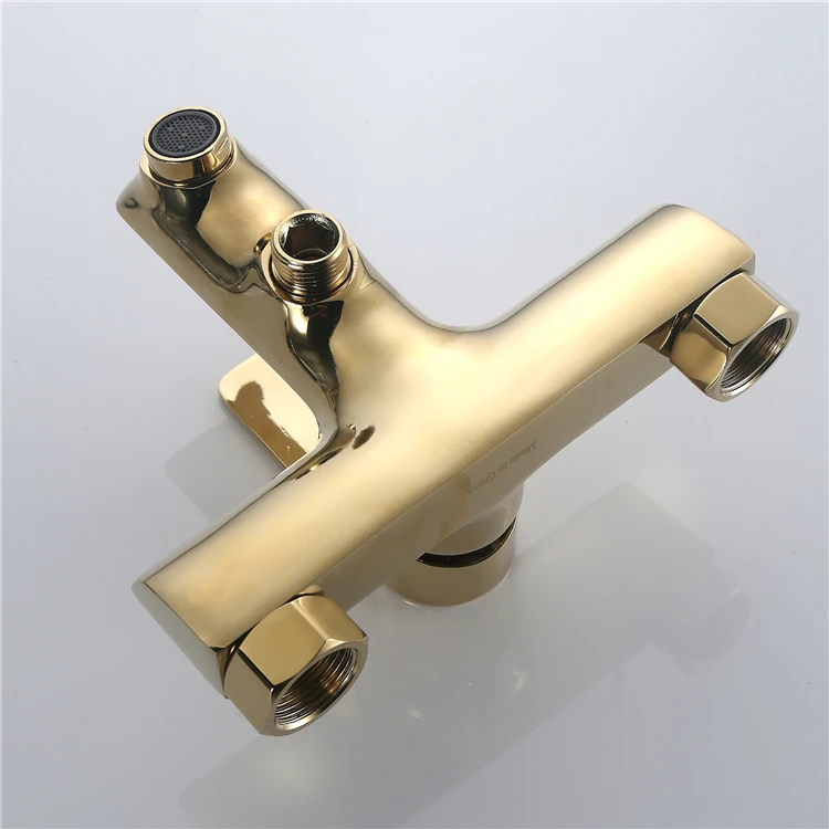 Bathroom Wall Mounted Bath Shower Mixer Faucet Set
