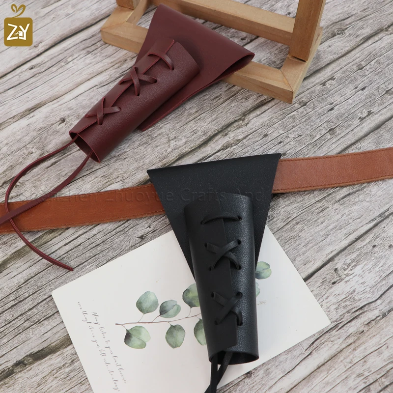 In Stocked Medieval Halloween Sword Holder Bag PU Leather Waist Holster for Cosplay & Props
