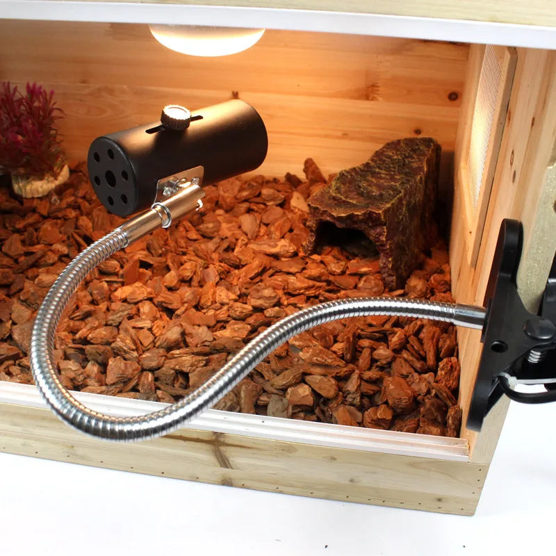 Aquarium Adjustable Animal Crawling Pet Lizard Tortoise Heating Heat Back Led Lamp Light For Animals