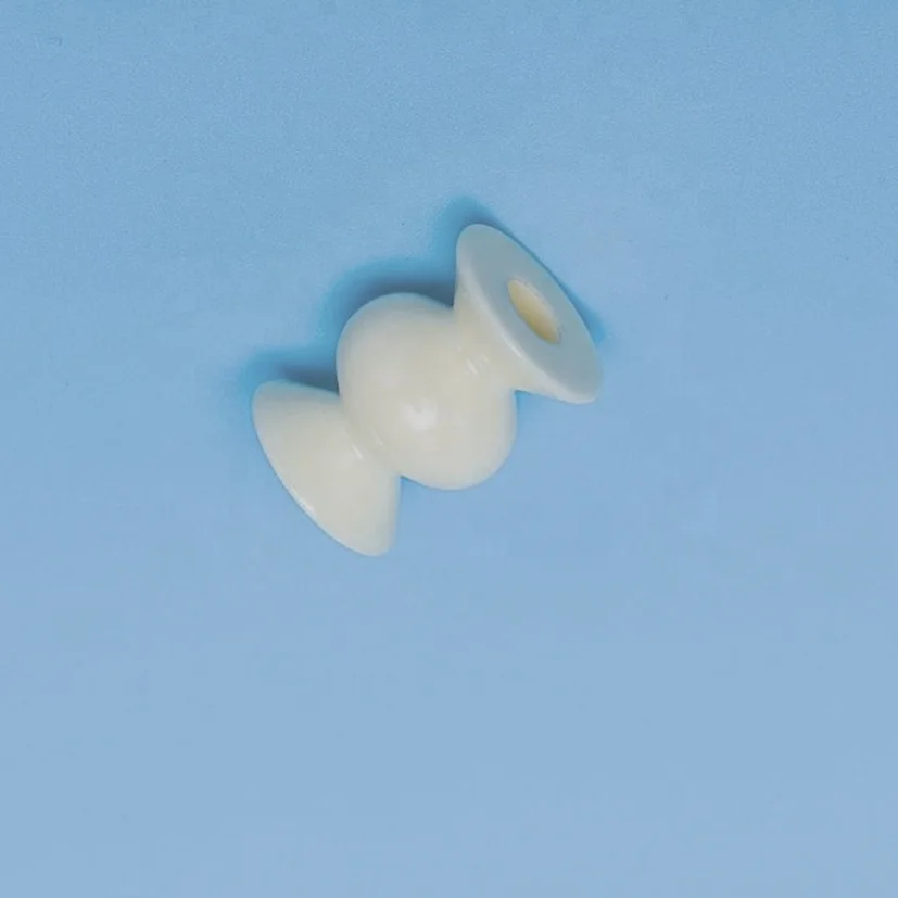 EZ-95%-99% High-purity Alumina Ceramic pigtails/wire guides/textile yarn guide textile ceramic parts